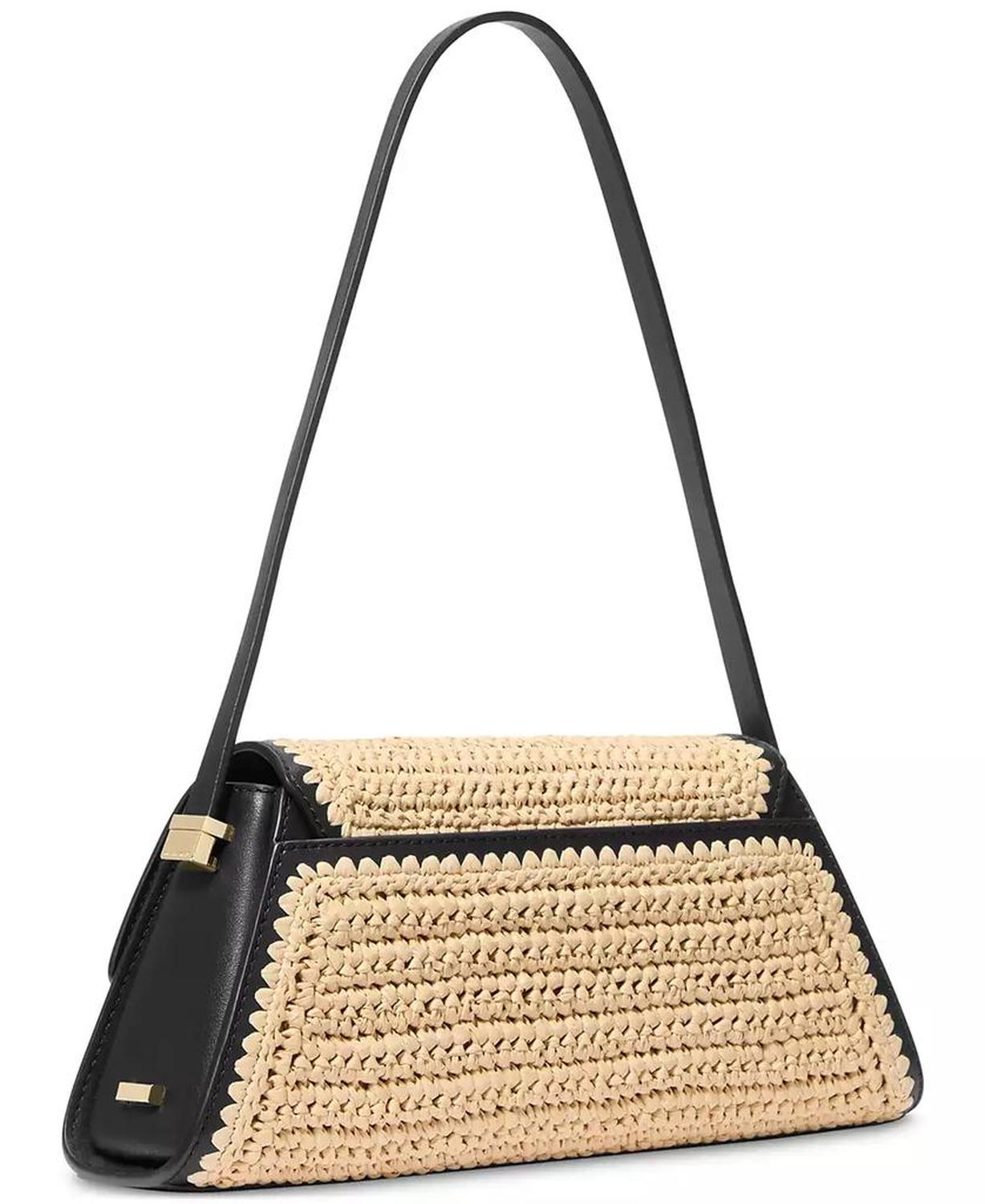 Ludlow Small Woven Convertible Shoulder Bag