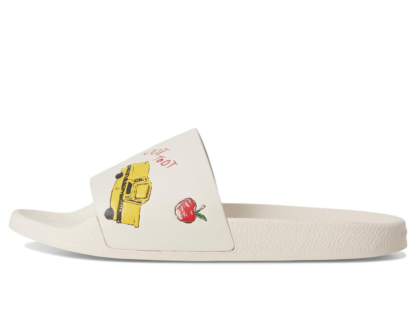 Udele Sport Slide with Sketch Print