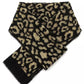 Women's Leopard Metallic Shimmer Scarf