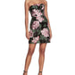 Marchesa Notte Strapless Mini Sequined Dress