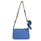 Jet Set Signature PVC Crossbody Tech Attachment Bag Purse Women's blue