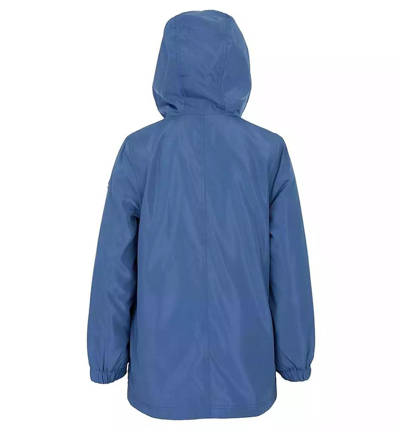 Toddler and Little Girls Fleece Lined Rain Jacket