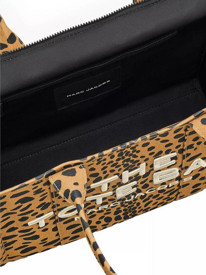 The Large Cheetah Canvas Tote Bag