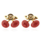 Coach Cherry Motif Earrings