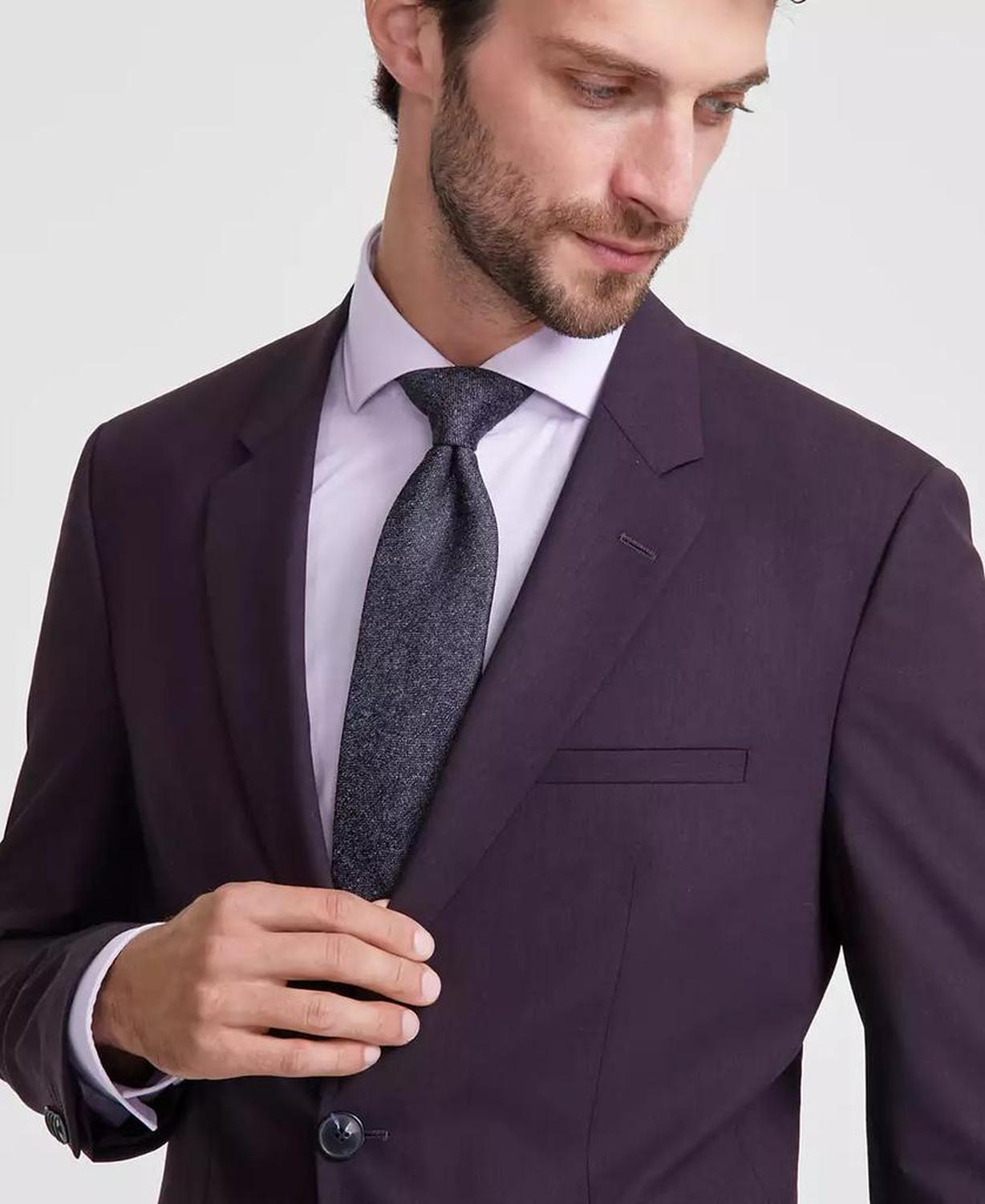 Men's Modern-Fit Solid Suit Separate Jacket