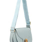 Furla Logo Plaque Foldover-Top Shoulder Bag