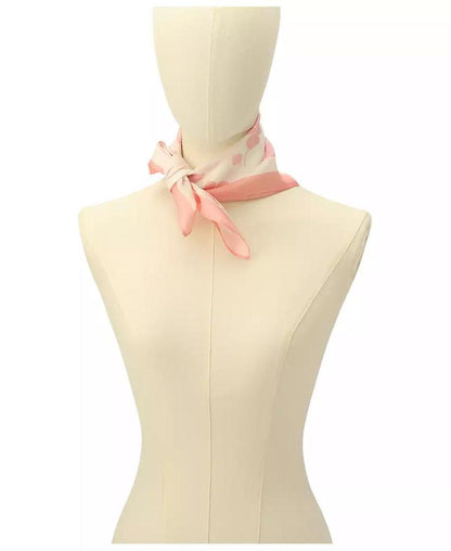 Women's Spring Pansies Silk Bandana Scarf
