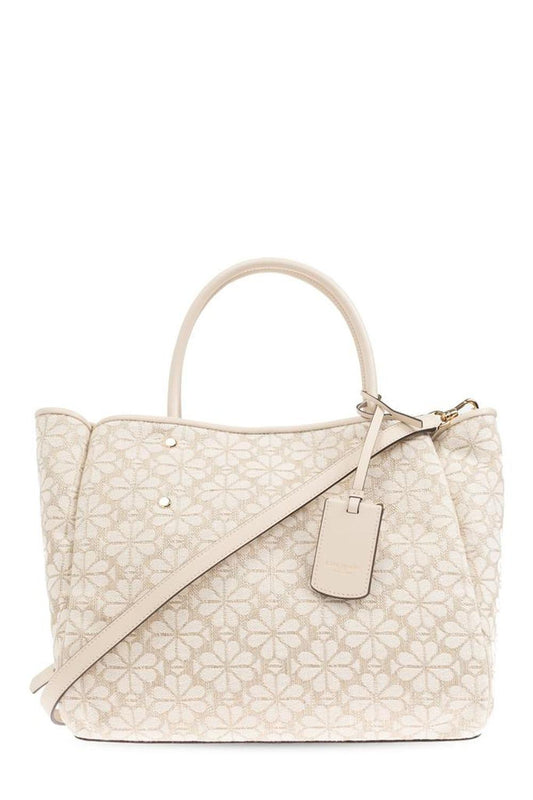 Kate Spade Flower Jacquard Medium Everything Tote Bag