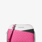 Jet Set Travel Medium Signature Logo Color Block Dome Crossbody Bag