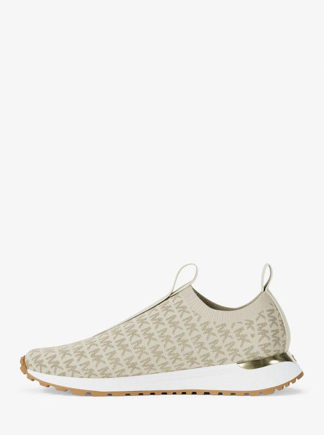 Bodie Metallic Logo Knit Slip-On Sneaker