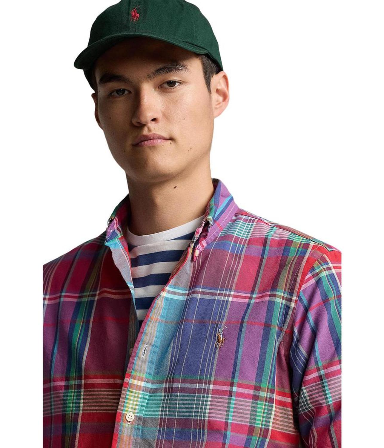 Classic Fit Striped Oxford Shirt