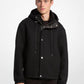 Wool Blend Hooded Jacket