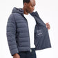 Men's Dressy Hooded Stretch Packable Jacket