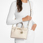 Carson Small Pebbled Leather Satchel