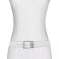 Micheal Kors Women's Flattened Edge Reversible Belt