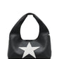 The Star Patchwork Leather Sack Bag