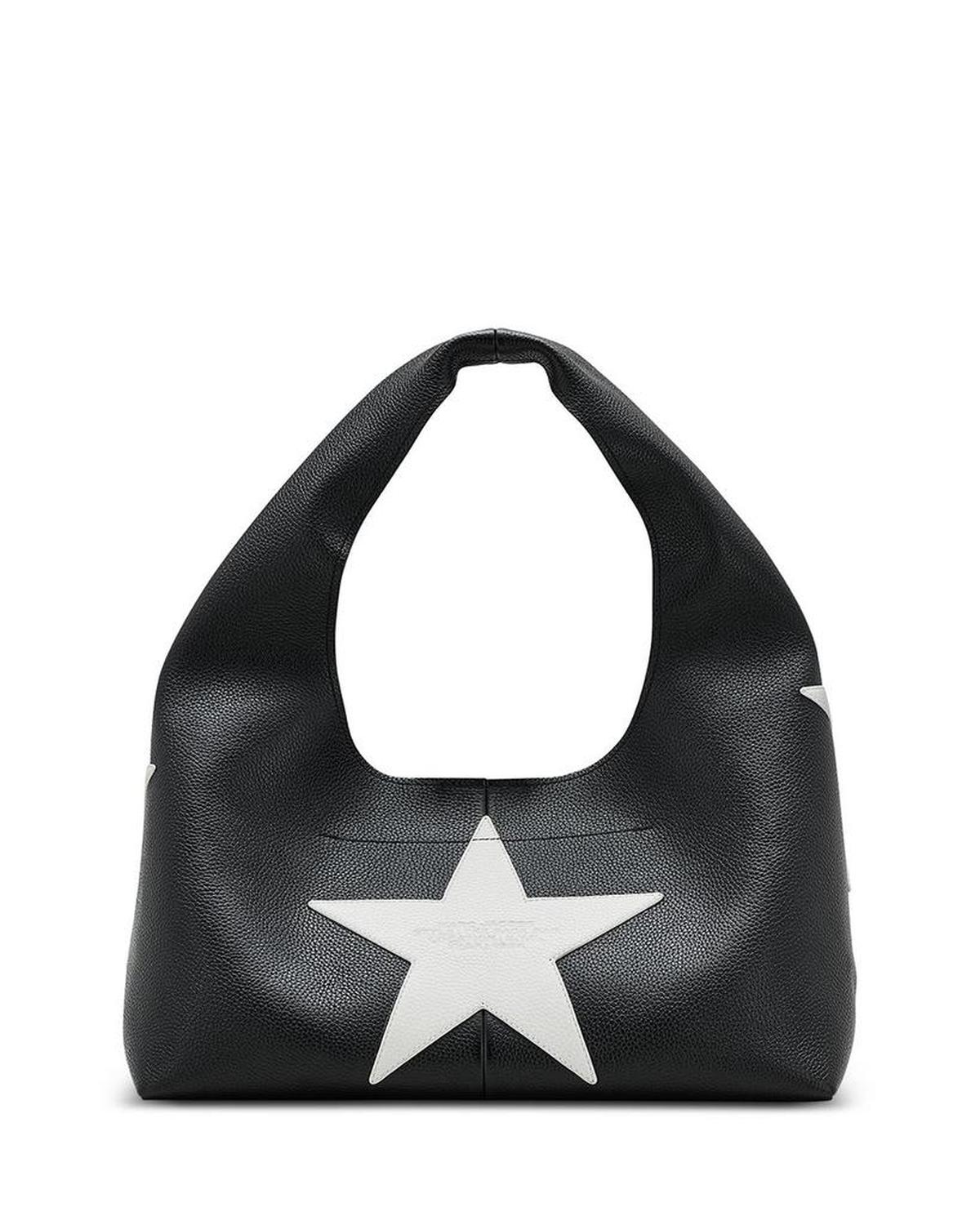 The Star Patchwork Leather Sack Bag