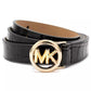 Logo Skinny Leather Belt