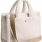 Shearling Cargo Medium Tote Bag