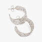 Spade Flower Lace Hoops