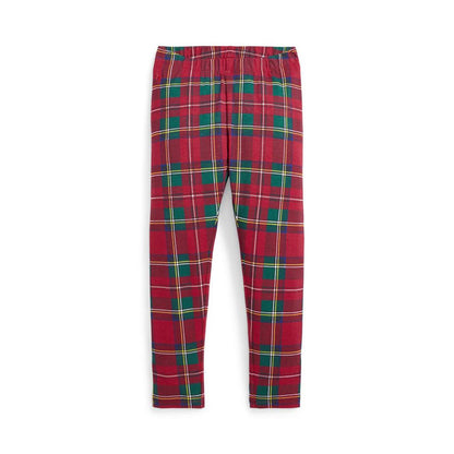 Plaid Stretch Jersey Leggings (Toddler/Little Kid)