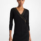Astor Stud Matte Jersey Top