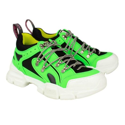 Gucci 'Flashtrek' Reflective Hiking Sneakers Shoes - Neon Green