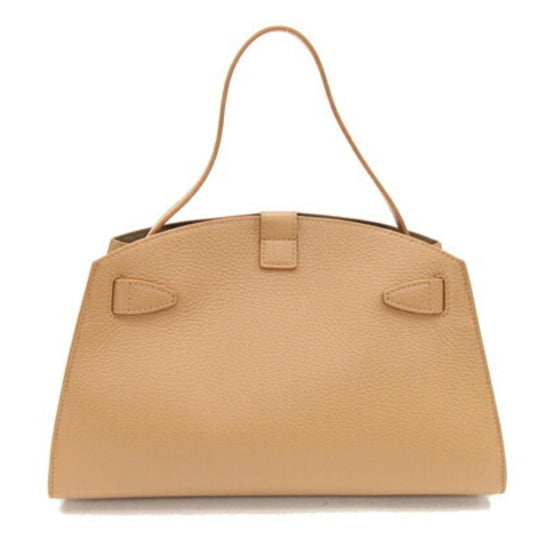 Leather Handbag Shoulder Bag (Pre-Owned)