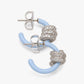Ropes & Knots Pave Huggies