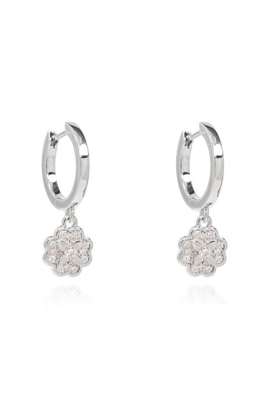 Kate Spade Heritage Bloom Huggie Drop Earrings