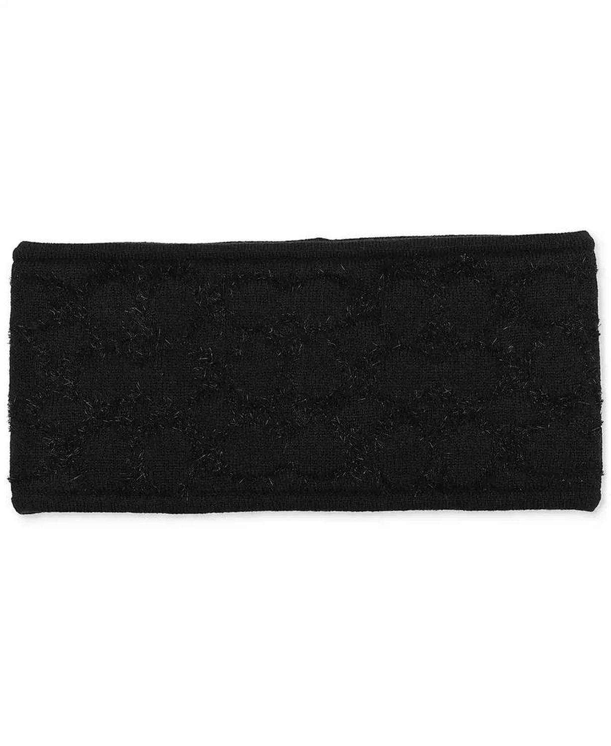 Women's Signature C Metallic Headband and Touch Tip Gloves Set