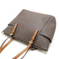 Coated Canvas Leather Tote Bag (Pre-Owned)