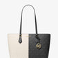 Sheila Large Two-Tone Signature Logo Tote Bag