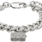 Silver 'The Pave Mini Icon Charm' Bracelet