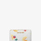Jet Set Medium Fruit Print Logo Wallet
