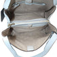 Baby Blue Pebbled Leather Tote Bag