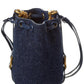Chloé Marcie Micro Denim & Leather Bucket Bag
