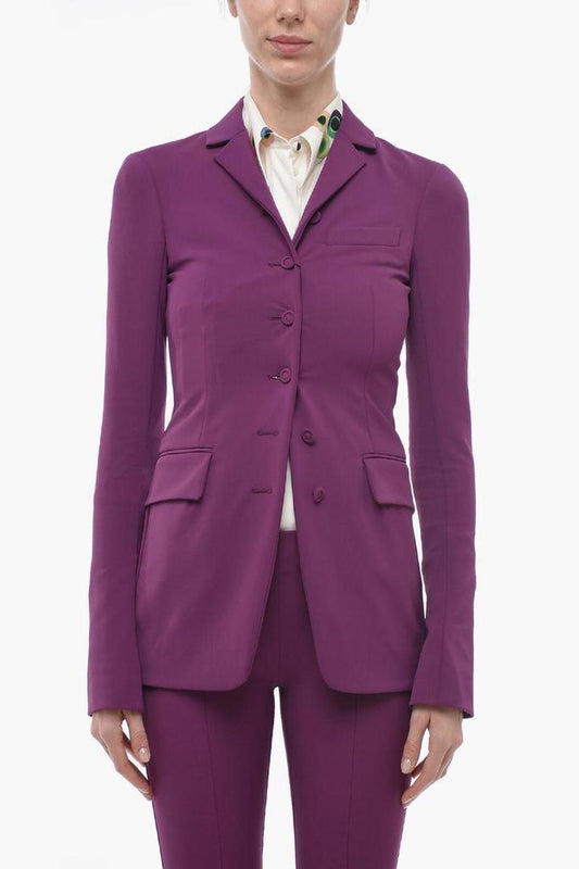 Stretch Fabric SPEZIE Blazer with Mocro Lapel