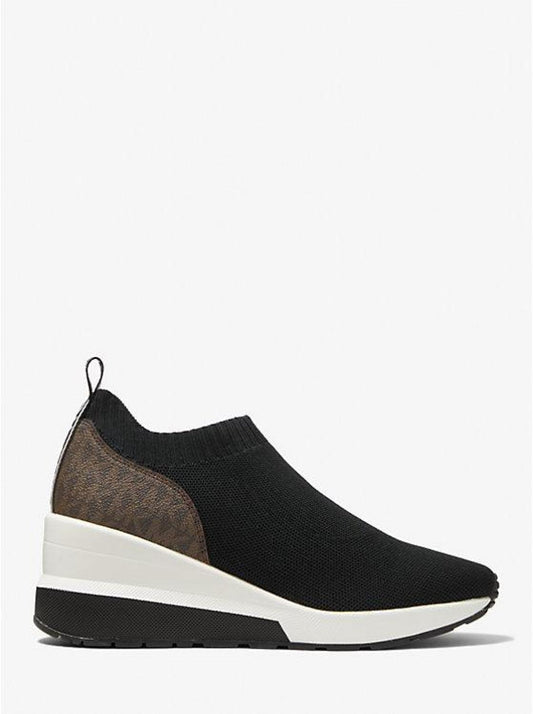 Mabel Stretch Knit and Signature Logo Slip-On Trainer