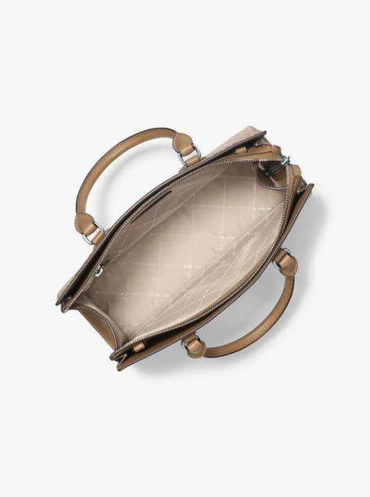 Sheila Medium Ombré Signature Logo Satchel