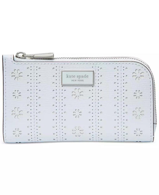 Devin Pointelle Leather Small Bifold Wallet