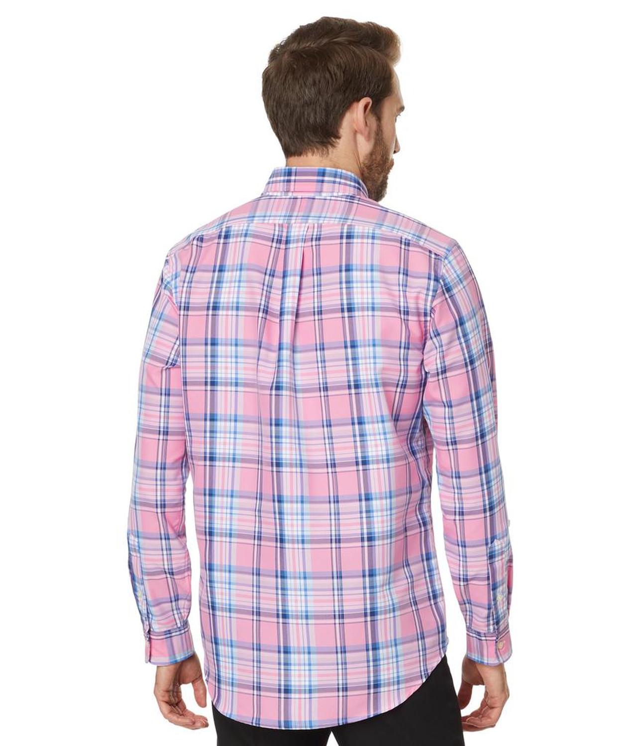 Classic Fit Plaid Oxford Shirt
