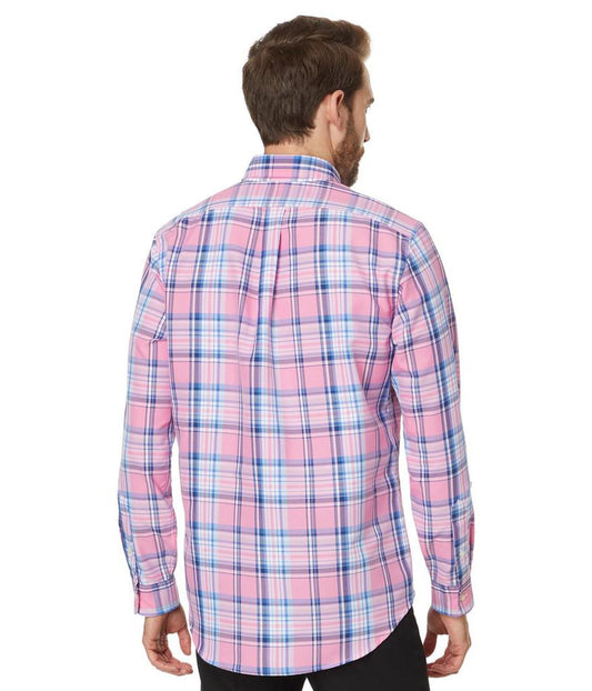 Classic Fit Plaid Oxford Shirt
