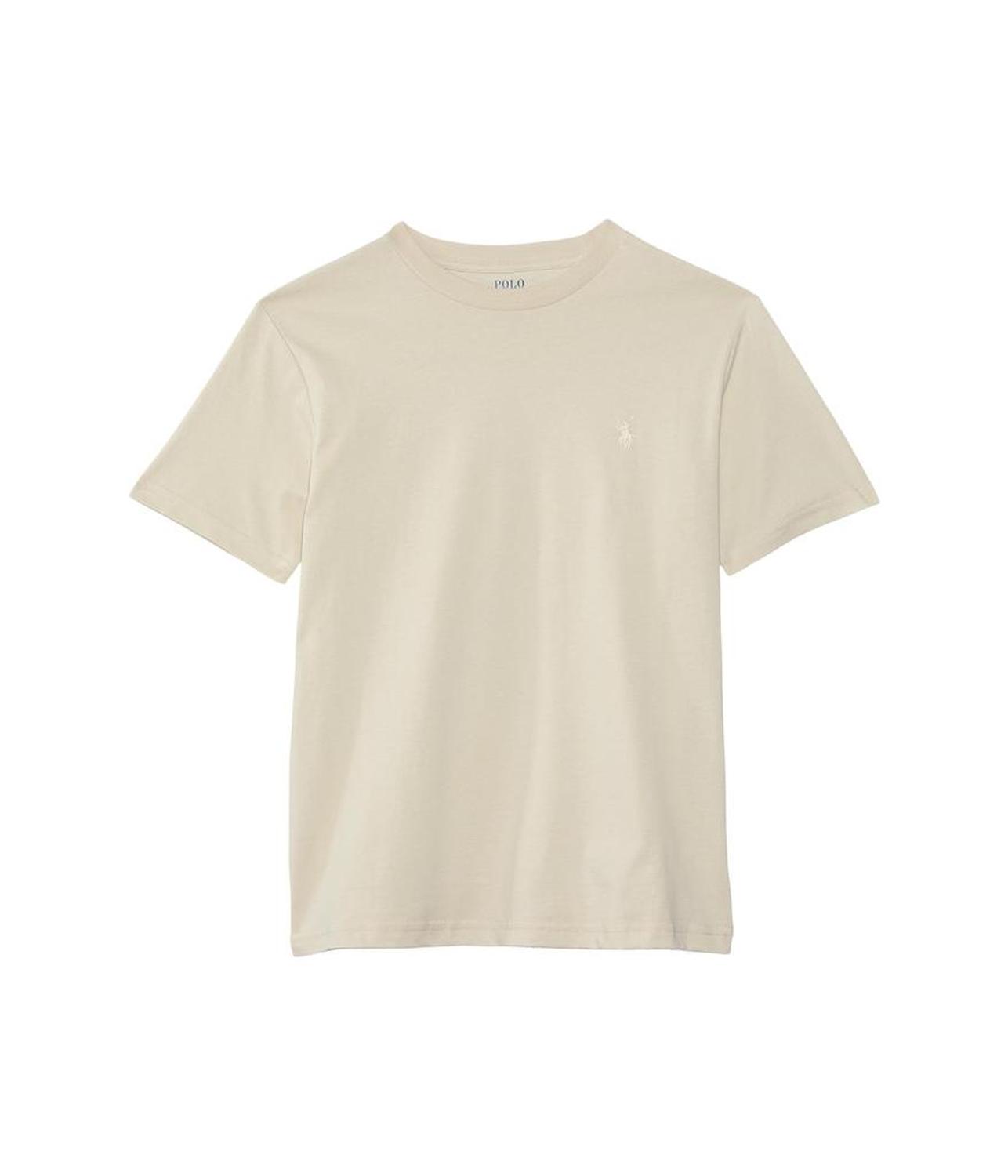 Cotton Jersey Crew Neck Tee (Big Kid)