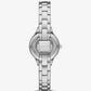 Petite Aspyn Pavé Silver-Tone Watch