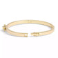 Women's Faux Stone Signature C Pave Turnlock Bangle Bracelet