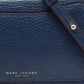 Marc Jacobs Navy Leather Recruit Wallet On Strap