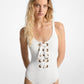 Lace-Up Swimsuit