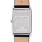 Men's Elliot Black Leather Strap Watch, 32 x 36mm