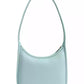Small Glovetanned Leather Curve Zip Bag